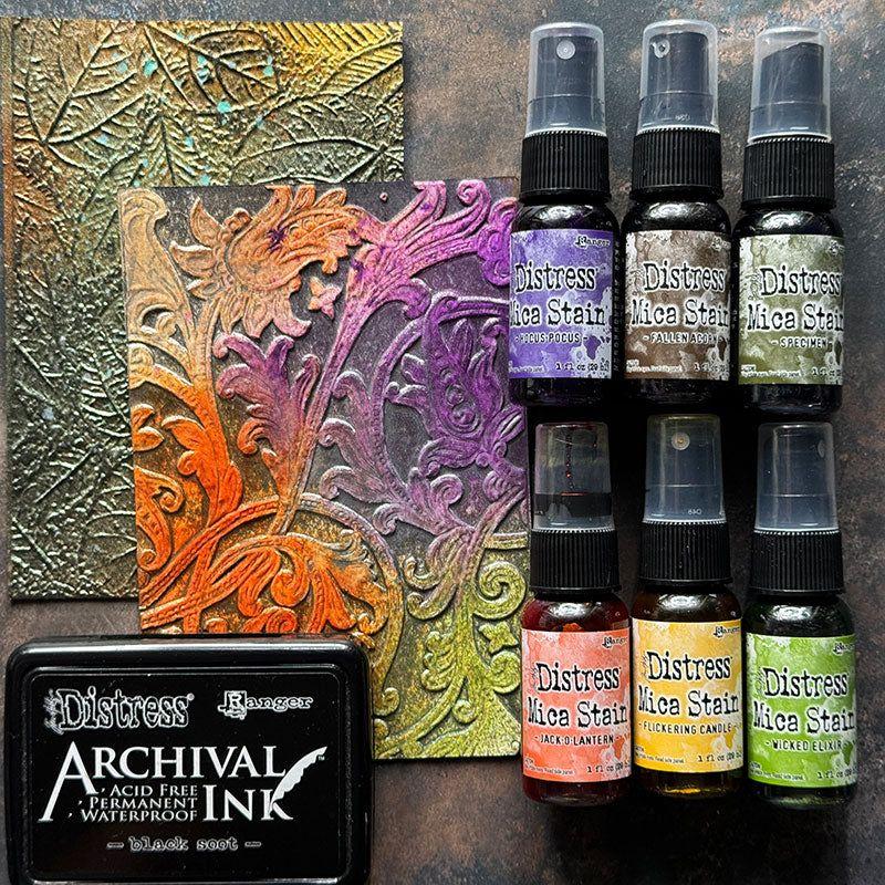 Tim Holtz Distress Hocus-Pocus Mica Stain Ranger tsh87281 Halloween Cards | color-code:ALT04