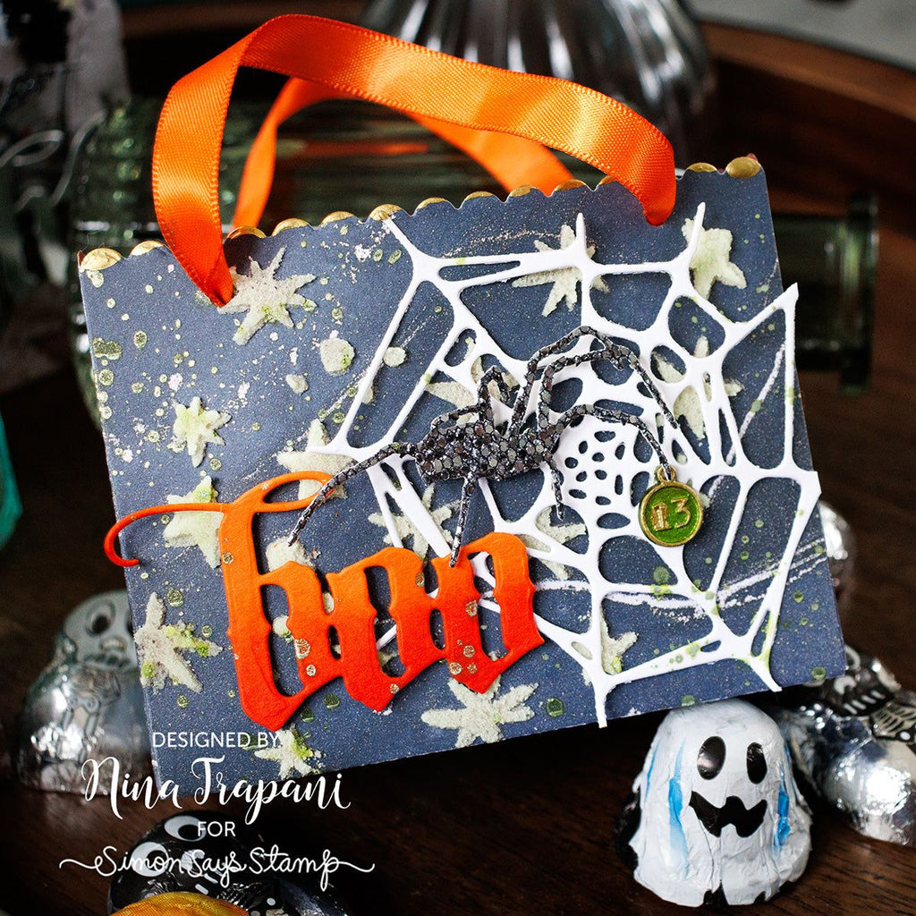 Tim Holtz Distress Glow Grit Paste Ranger tshk84464 Halloween Treat Bags | color-code:ALT12