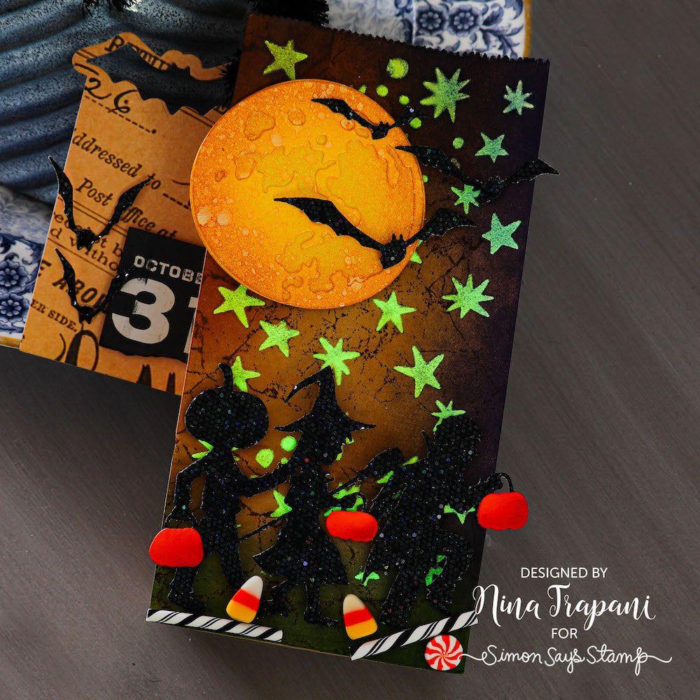 Tim Holtz Distress Ink Pad Villainous Potion Ranger tim78807 Halloween Treat Bags | color-code:ALTM7