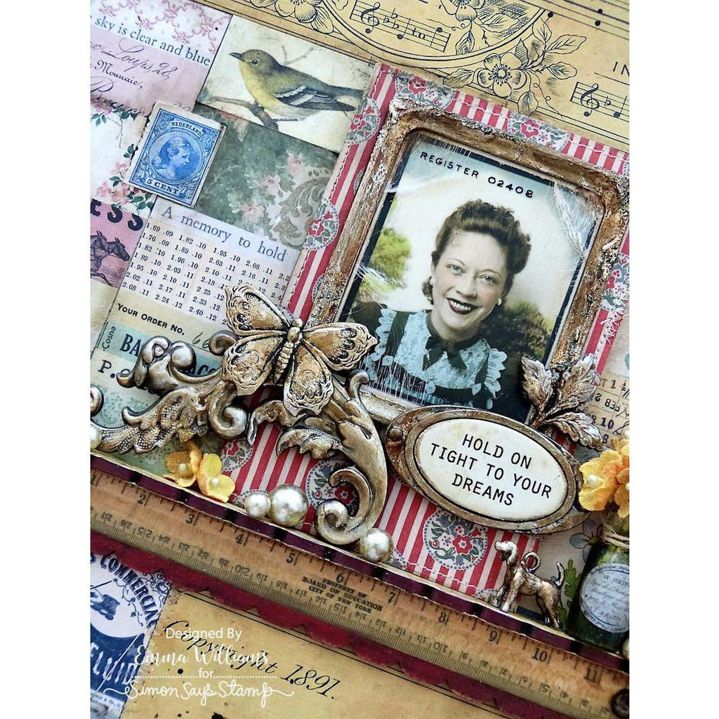 Tim Holtz Distress Spray Stain Squeezed Lemonade Ranger TSS42525 Dreams Vignette Panel | color-code:ALT06