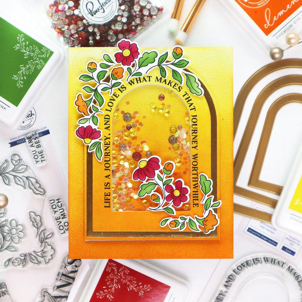 PinkFresh Studio Arches Clear Stamp Set 193723 Yellow | color-code:ALT04