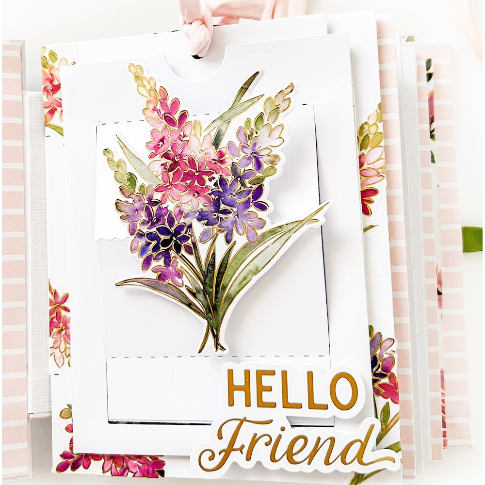 PinkFresh Studio Tuberose Washi Tape 195923 Mini Album Project | color-code:ALT04