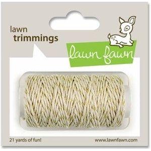 Simon Says Stamp! Lawn Fawn GOLD SPARKLE Single Cord Trimmings LF525