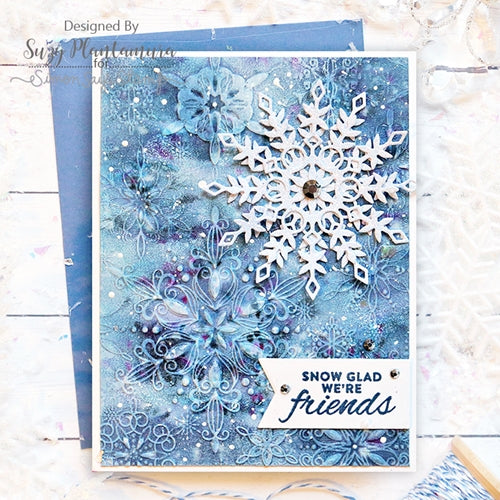 Colossal Snowflake {stamp & die duo}