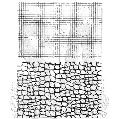 Tim Holtz Graph & Croc Cling Stamps