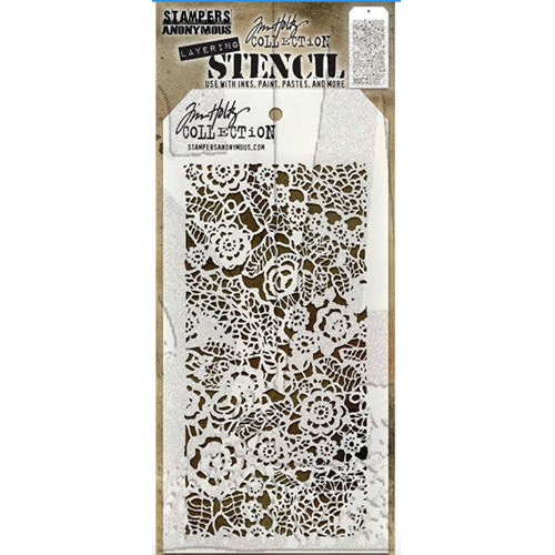 Tim Holtz Layering Stencil DOILY THS018 – Simon Says Stamp