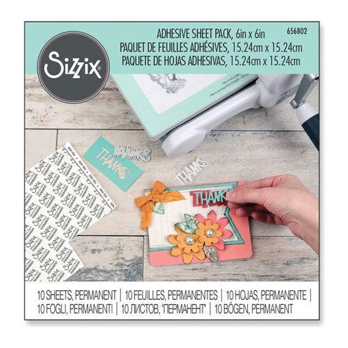 Simon Says Stamp! Sizzix ADHESIVE 6x6 SHEET Pack 656802