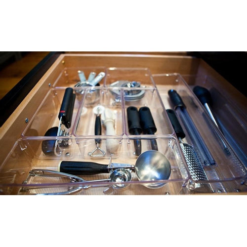 Interdesign Clear Linus Cutlery Tray