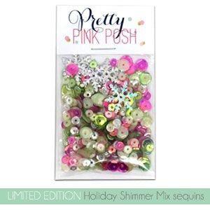 Simon Says Stamp! Pretty Pink Posh HOLIDAY SHIMMER Sequin Mix