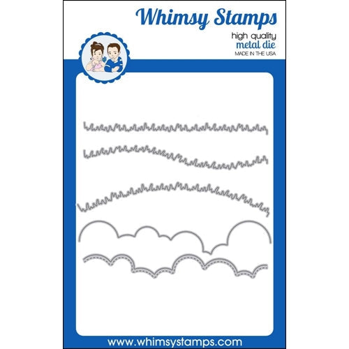 Simon Says Stamp! Whimsy Stamps GRASS AND CLOUD EDGER Die Set wsd421