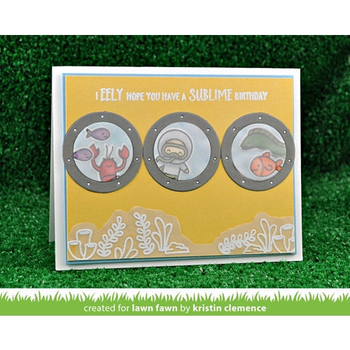 Simon Says Stamp! Lawn Fawn PORTHOLE FRAMES Die Cuts LF1715