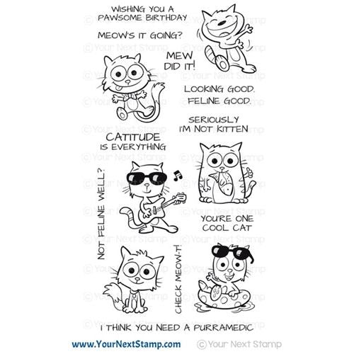 My Favorite Things - Clear Stamp - BB Cool Cats