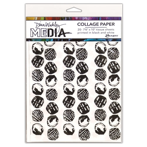 Ranger Dina Wakley Media Collage Tissue Paper for Mixed Media 
