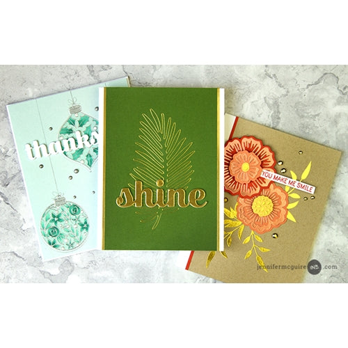 Spellbinders Glimmer Hot Foil System - Include a Thank You