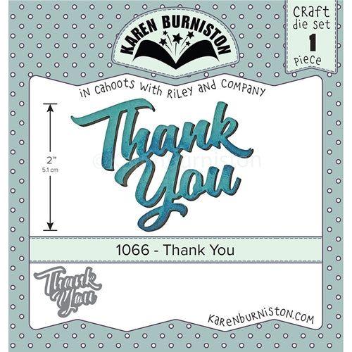 Simon Says Stamp! Karen Burniston THANK YOU Die 1066