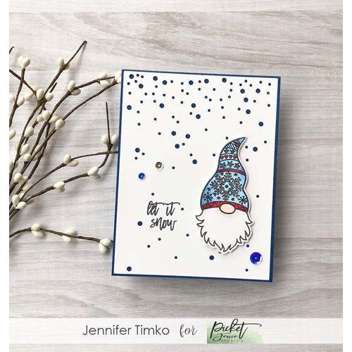 Simon Says Stamp! Picket Fence Studios A GNOME WINTER Die s126d