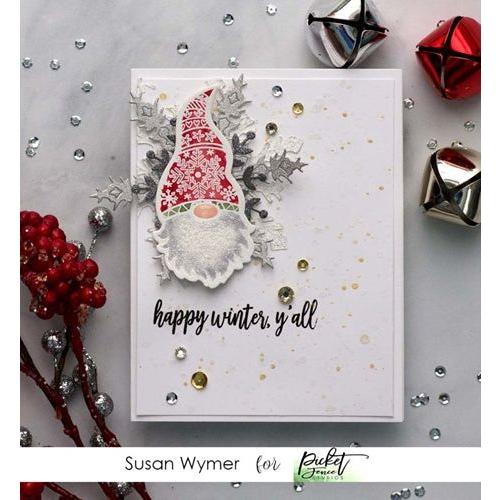 Simon Says Stamp! Picket Fence Studios A GNOME WINTER Die s126d