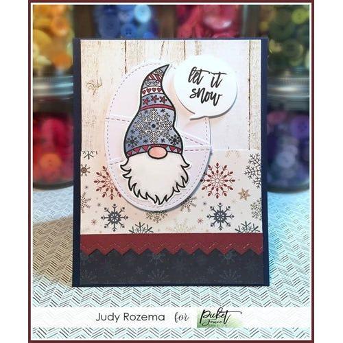 Simon Says Stamp! Picket Fence Studios A GNOME WINTER Die s126d