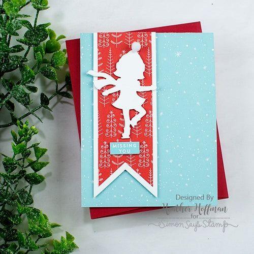 Simon Says Stamp! Simon Says Stamp TWIRLING ICE SKATER Wafer Die sssd111947 * | color-code:ALT2