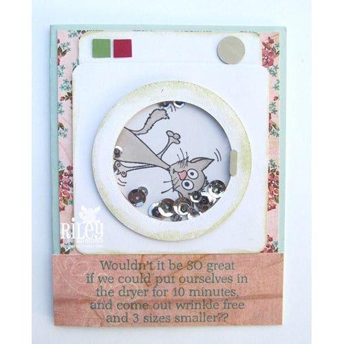 Simon Says Stamp! Riley And Company Funny Bones DRYER Cling Stamp RWD 516