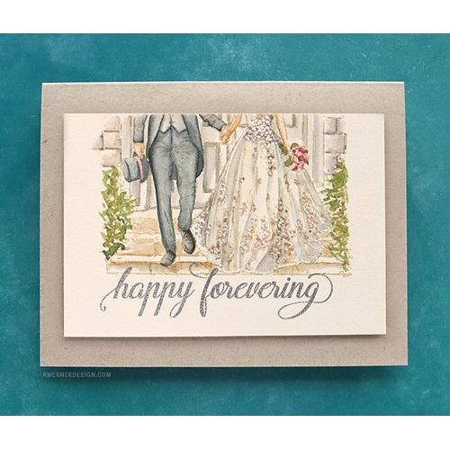 Simon Says Stamp! Colorado Craft Company Lovely Legs HAPPY FOREVERING Clear Stamps LL231 | color-code:ALT2