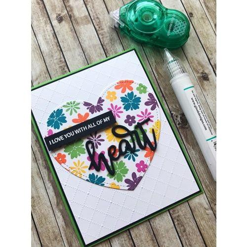 Simon Says Stamp! Gina K Designs HEART Stamp Set 487 | color-code:ALT1