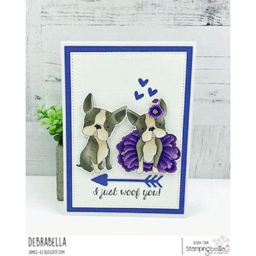 Simon Says Stamp! Stamping Bella Cling Stamp DOG Sentiment Set eb852