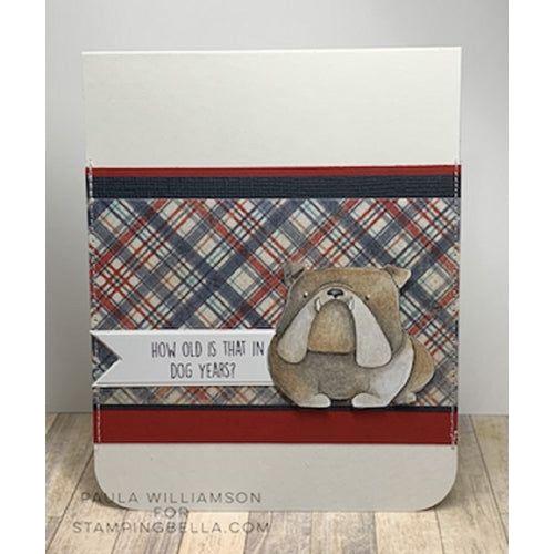 Simon Says Stamp! Stamping Bella Cling Stamp DOG Sentiment Set eb852