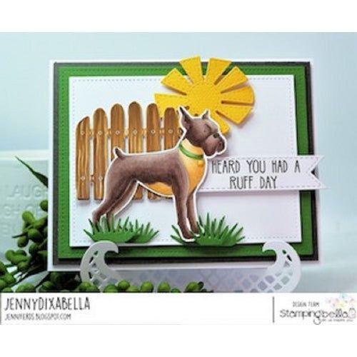 Simon Says Stamp! Stamping Bella Cling Stamp DOG Sentiment Set eb852