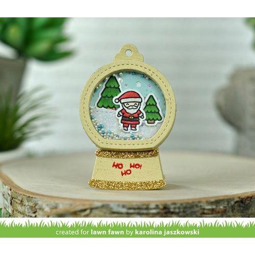 Simon Says Stamp! Lawn Fawn SNOW GLOBE GIFT TAG Custom Craft Dies LF2056