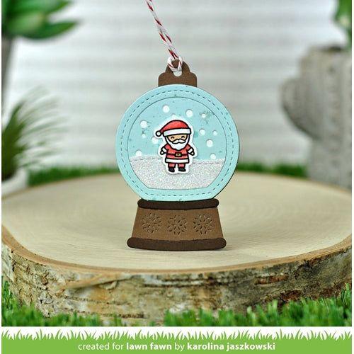 Simon Says Stamp! Lawn Fawn SNOW GLOBE GIFT TAG Custom Craft Dies LF2056