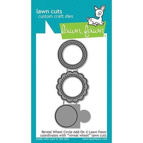 Simon Says Stamp! Lawn Fawn REVEAL WHEEL CIRCLE ADD ON Custom Craft Dies LF2050