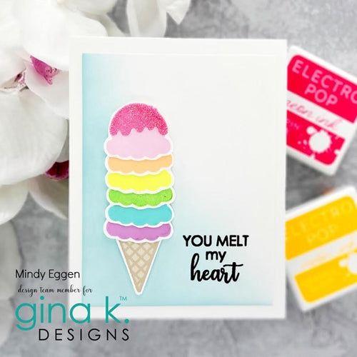 Simon Says Stamp! Rina K Designs HELLO YELLOW ElectroPop Ink Pad 111