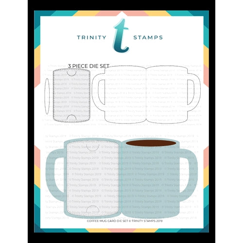 Simon Says Stamp! Trinity Stamps COFFEE MUG CARD Die Set tmd-002