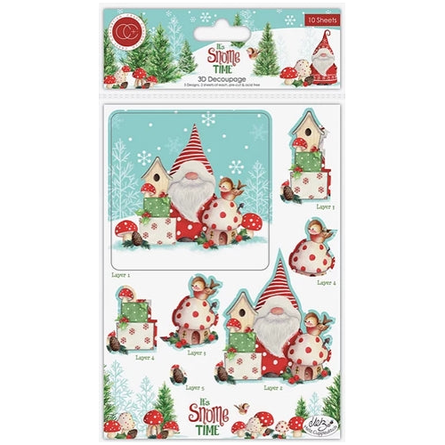 Simon Says Stamp! Craft Consortium IT'S SNOME TIME 3D DECOUPAGE CCDPAK001