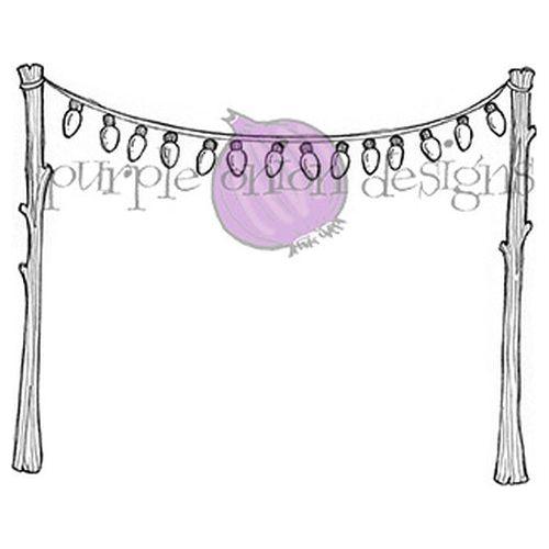 Simon Says Stamp! Purple Onion Designs LIGHTS Cling Stamp pod1146