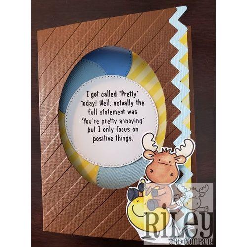 Simon Says Stamp! Riley And Company Funny Bones PRETTY ANNOYING Cling Rubber Stamp RWD 782