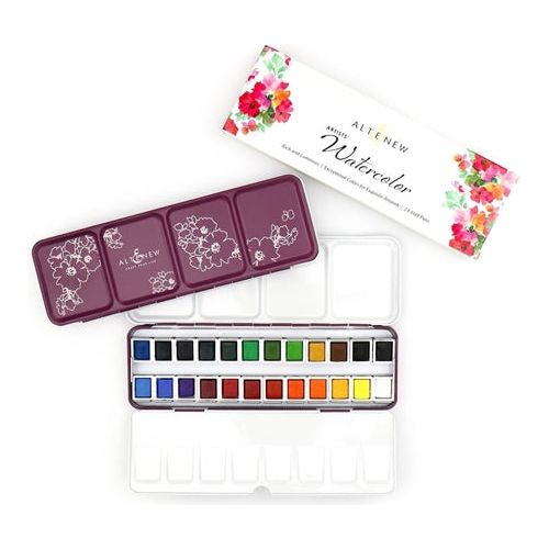 Simon Says Stamp! Altenew ARTISTS WATERCOLOR 24 PAN Set ALT3044