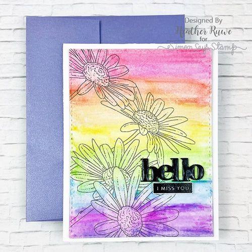 Simon Says Stamp! Simon Says Stamp Suzy's SPRING FLOWERS Watercolor Prints szwc20sf | color-code:ALT93