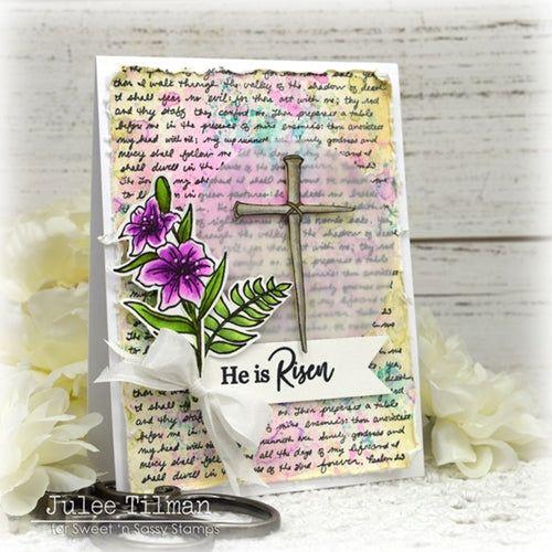 Simon Says Stamp! Sweet 'N Sassy PSALM 23 BACKGROUND Clear Stamp sns-20-016