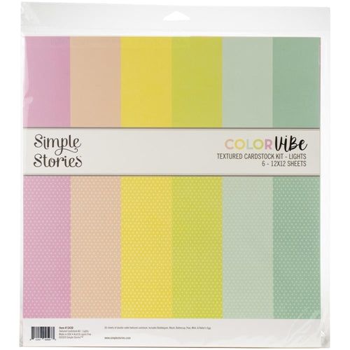 Textured Cardstock Paper Pack - 12 x 12