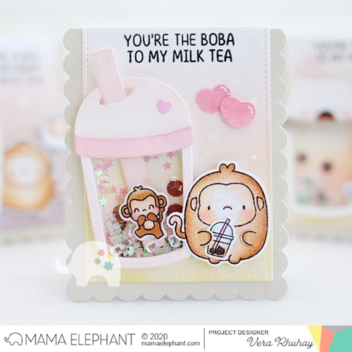 Simon Says Stamp! Mama Elephant BOBA SHAKER COMBO Creative Cuts Steel Dies