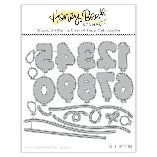 Simon Says Stamp! Honey Bee BALLOON NUMBERS Dies hbdsbnm