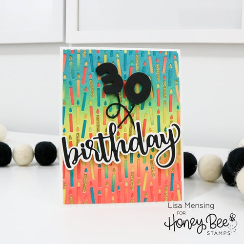 Simon Says Stamp! Honey Bee BALLOON NUMBERS Dies hbdsbnm | color-code:ALT07