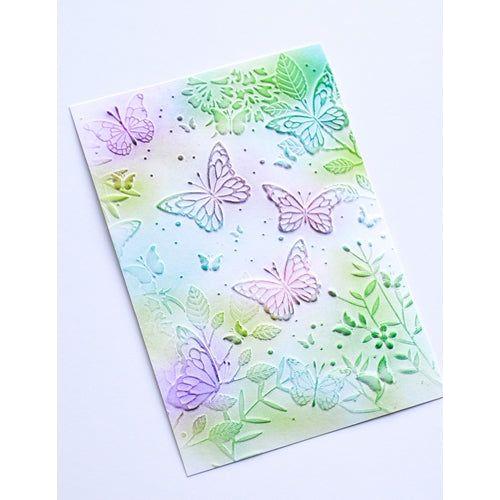 Simon Says Stamp! Memory Box BUTTERFLY GATHERING 3D Embossing Folder ef1005