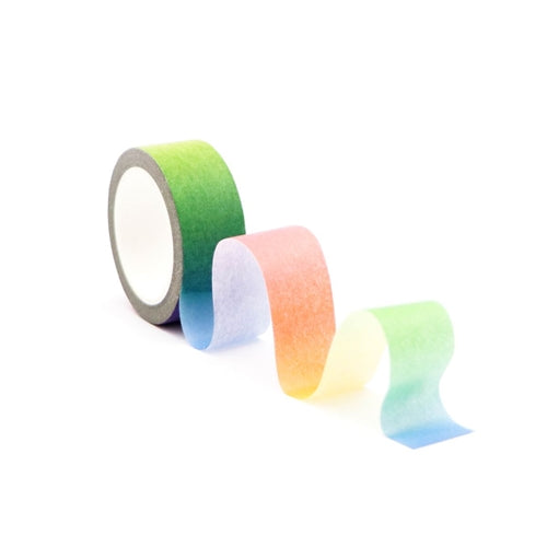 vertical rainbow stripes washi tape