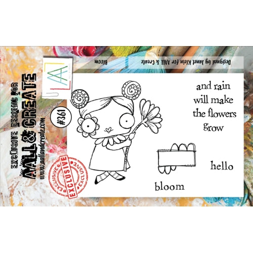 Simon Says Stamp! AALL & Create BLOOM A7 Clear Stamp Set aal00361