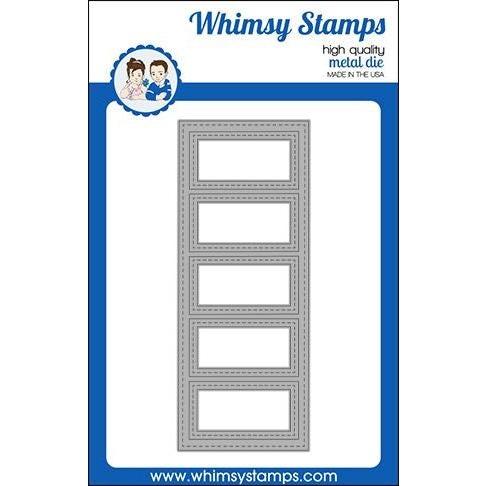 Simon Says Stamp! Whimsy Stamps SLIMLINE FIVE FRAMES Dies WSD470*