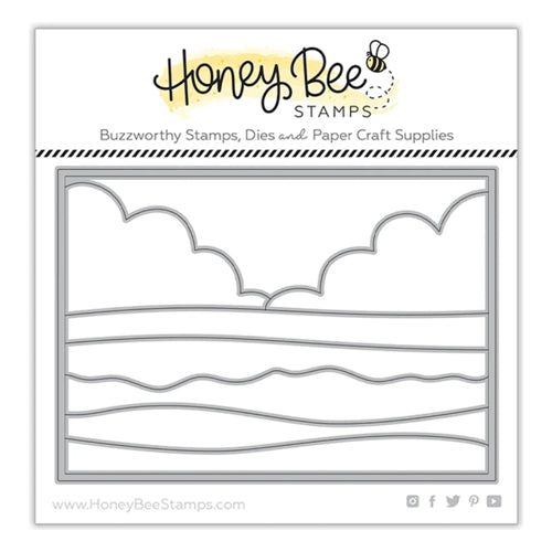 Simon Says Stamp! Honey Bee BEACH SCENE A7 COVER PLATE Die hbdsbsa7