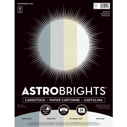 Neenah Astrobrights Premium Color Card Stock 65 LB 8.5 X 11 Inches